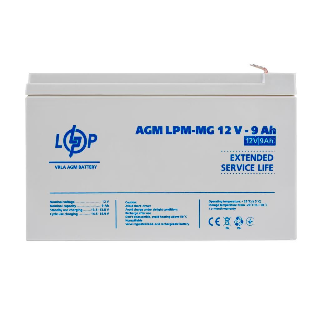 Распродажа (6555) Аккумулятор мультигелевый AGM LPM-MG 12V - 9 Ah 11/24 (11-2024)