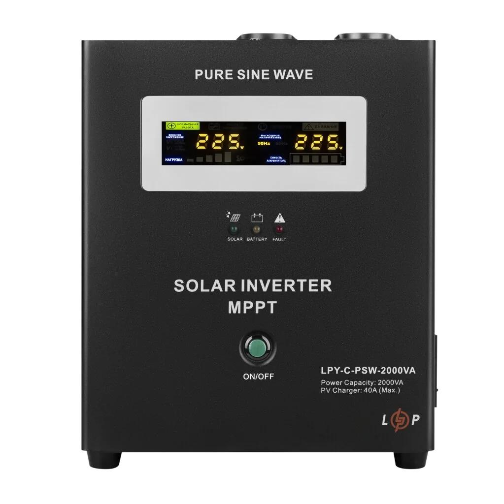 Солнечный инвертор (UPS) LogicPower LPY-C-PSW-2000VA (1400W) MPPT24V