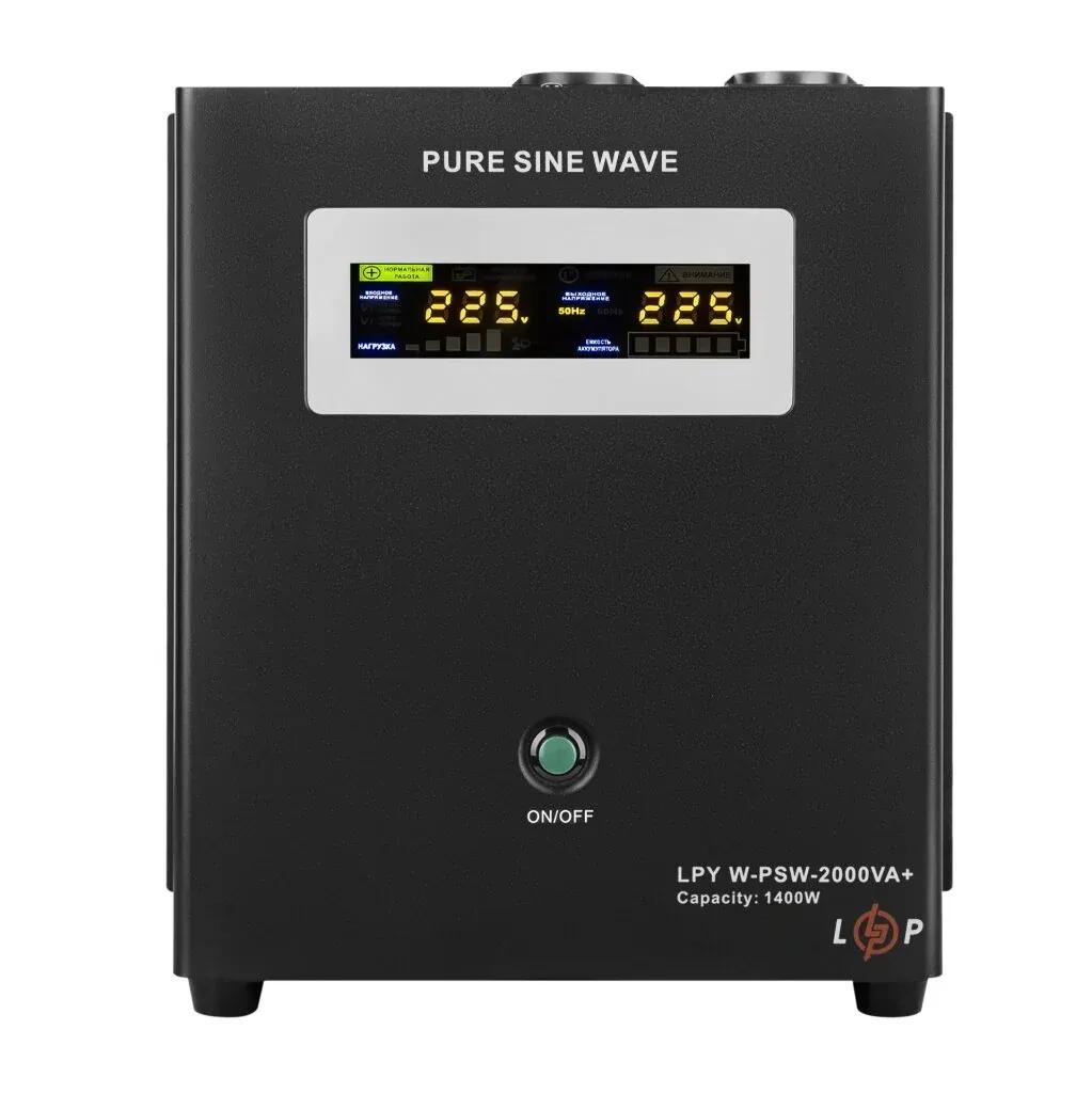 ДБЖ с правильной синусоидой 24V LPY-W-PSW-2000VA+ (1400Вт) 10A/20A
