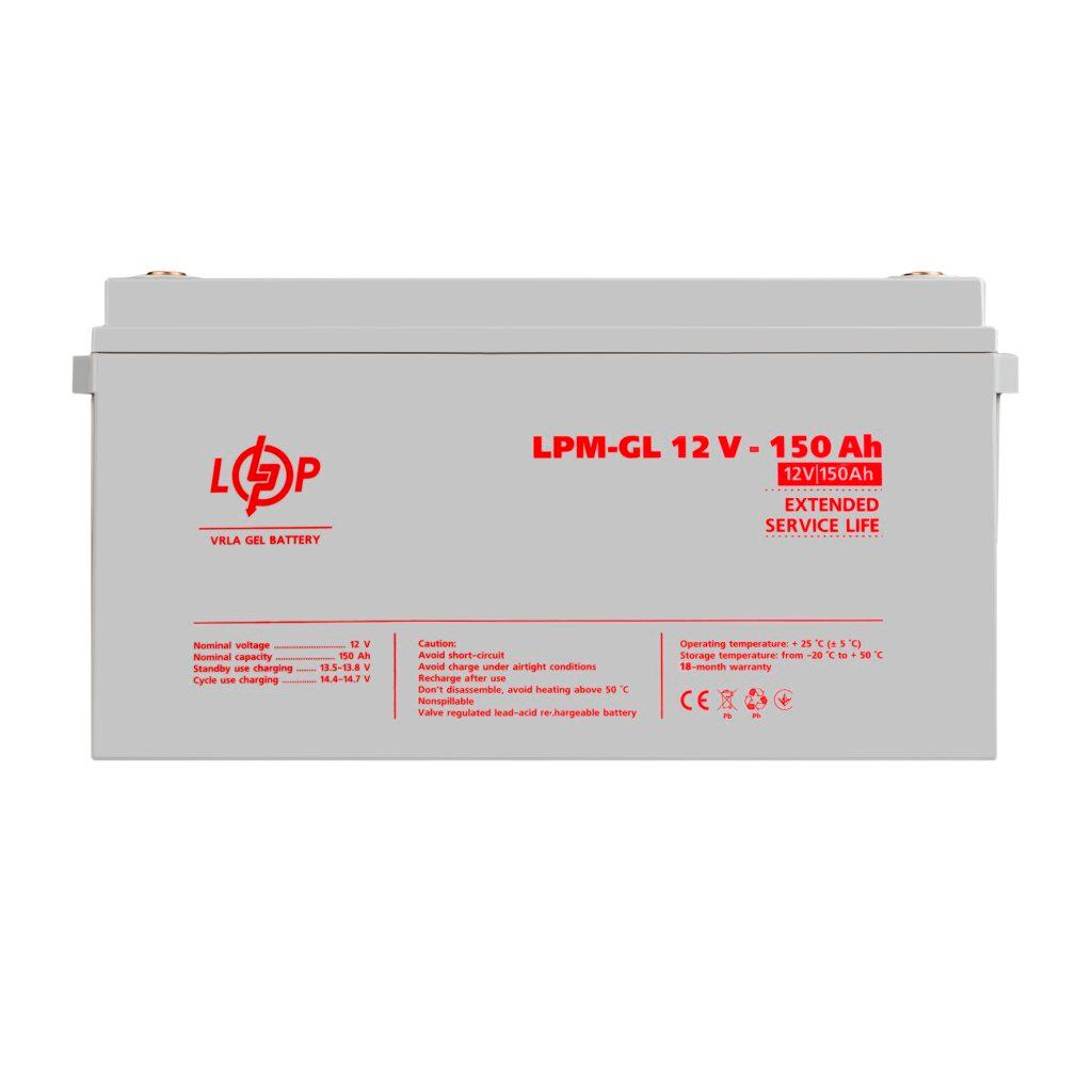 Акумулятор гелевий LPM-GL 12V - 150 Ah