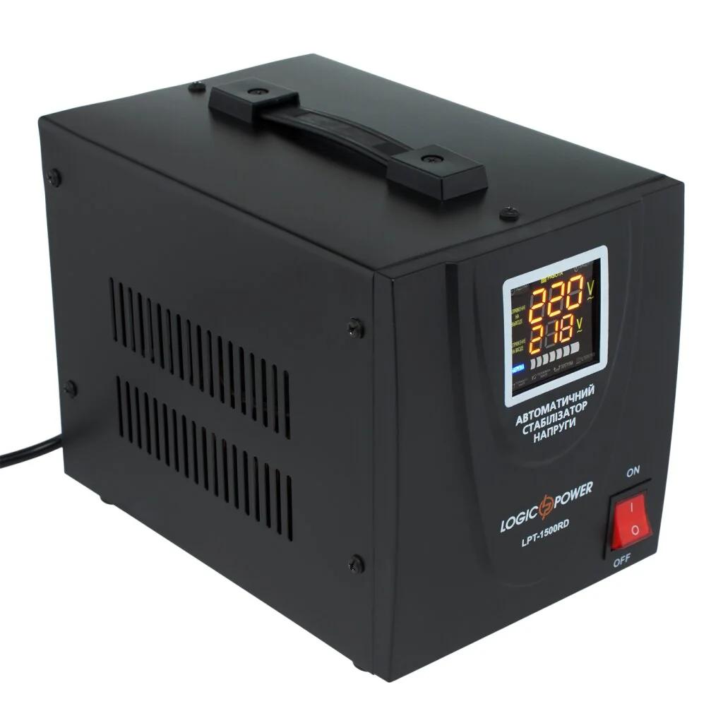Стабилизатор напряжения LPT-1500RD BLACK (1050W)