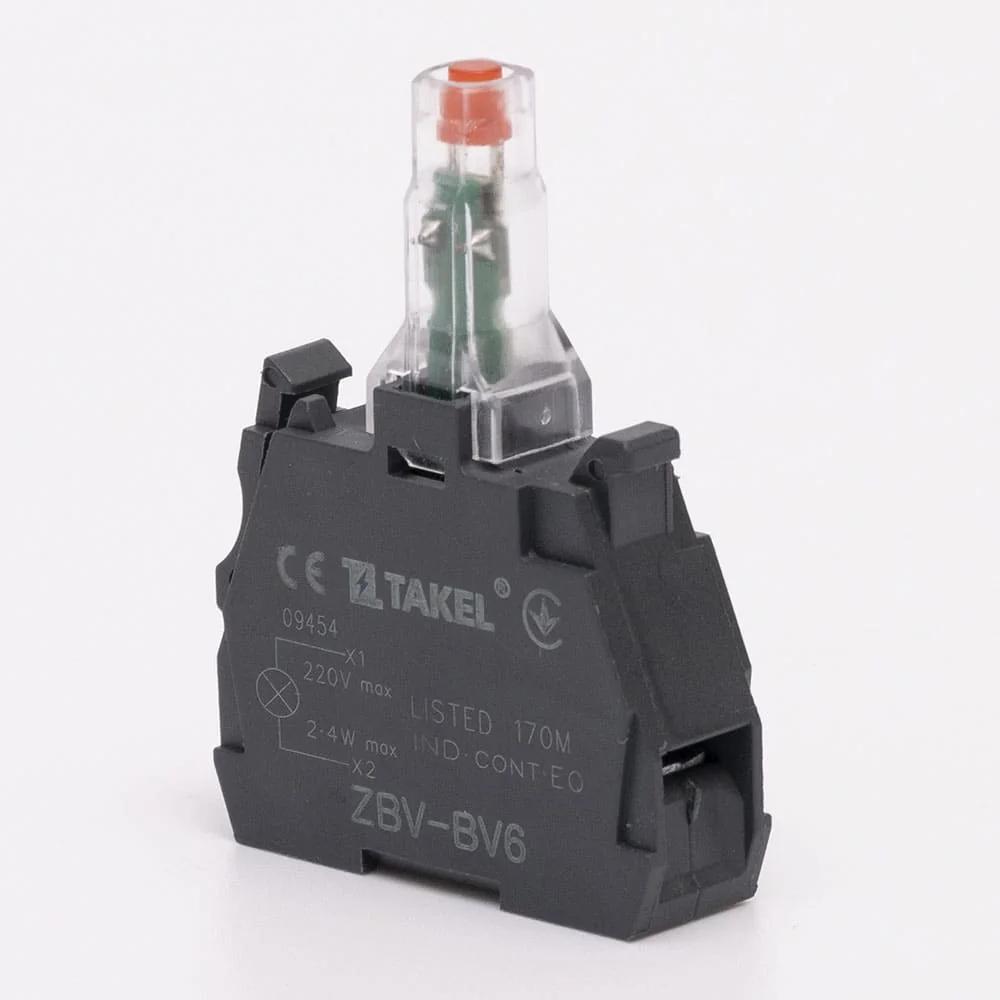 Светодиодный блок TK5-M4 220V красный TAKEL