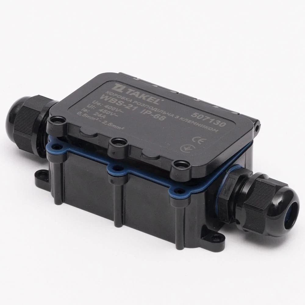 Распределительная коробка с клеммником WBS-21 IP-68 TAKEL