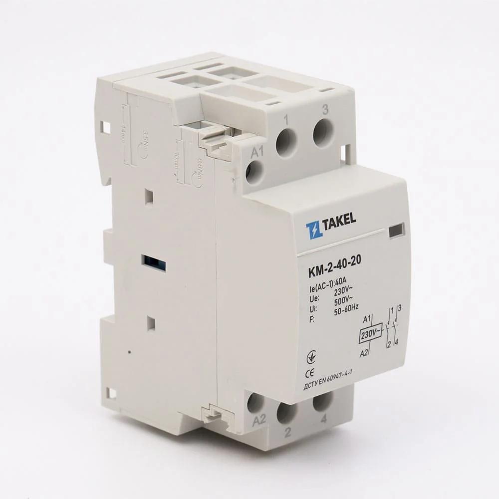 Контактор модульний КМ-2-40-20 40А 2NO TAKEL