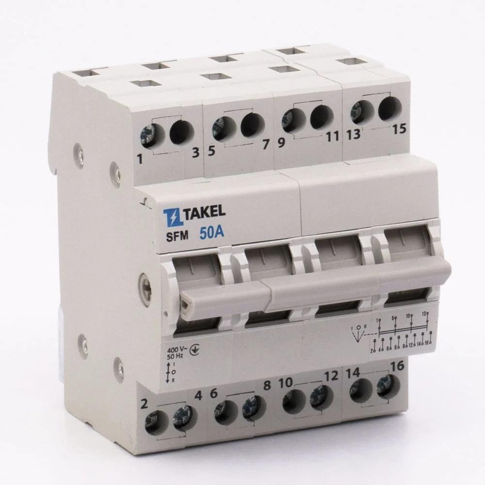 Перемикач навантаження трипозиційний SFM 4P 50A TAKEL