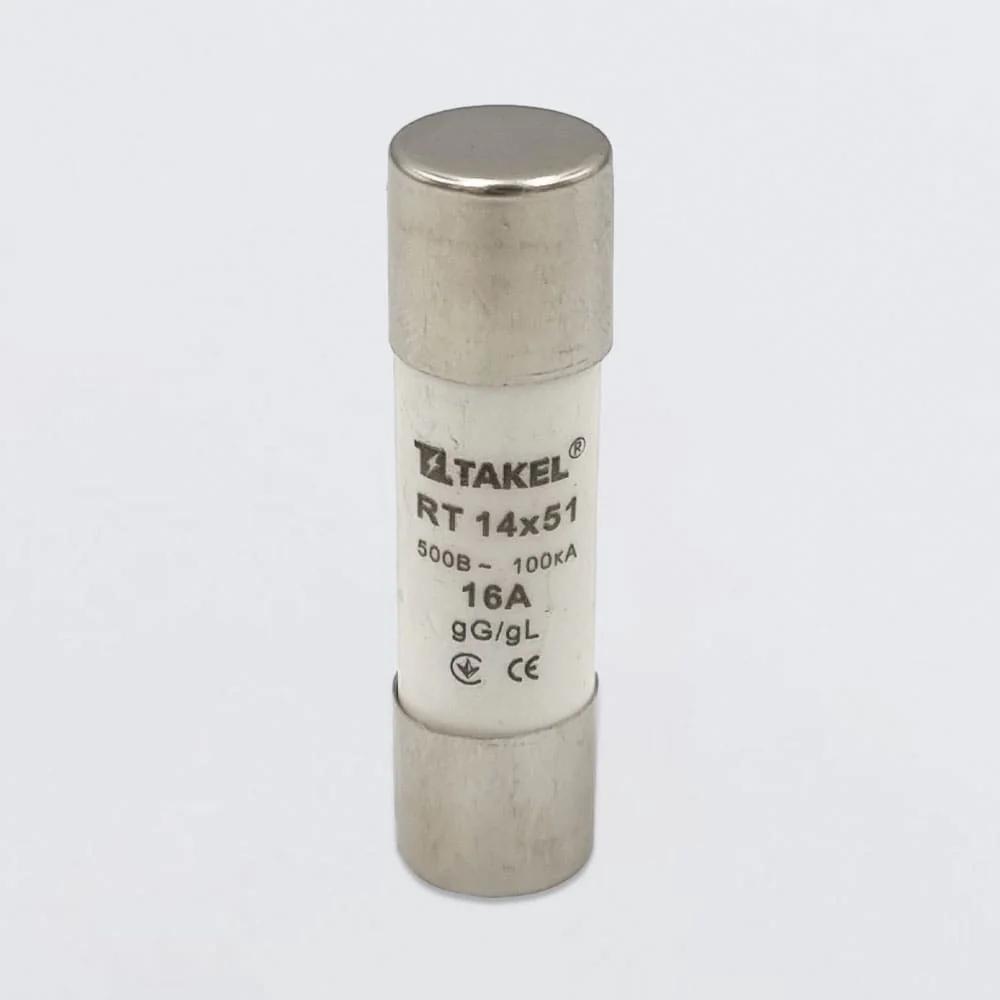 Плавка вставка запобіжника RT 14х51 16А TAKEL
