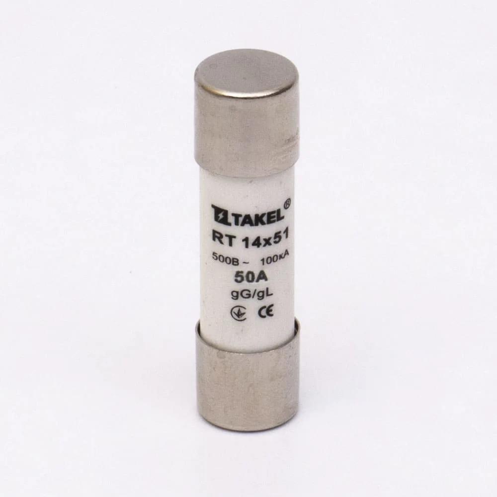 Плавка вставка запобіжника RT 14х51 50А TAKEL