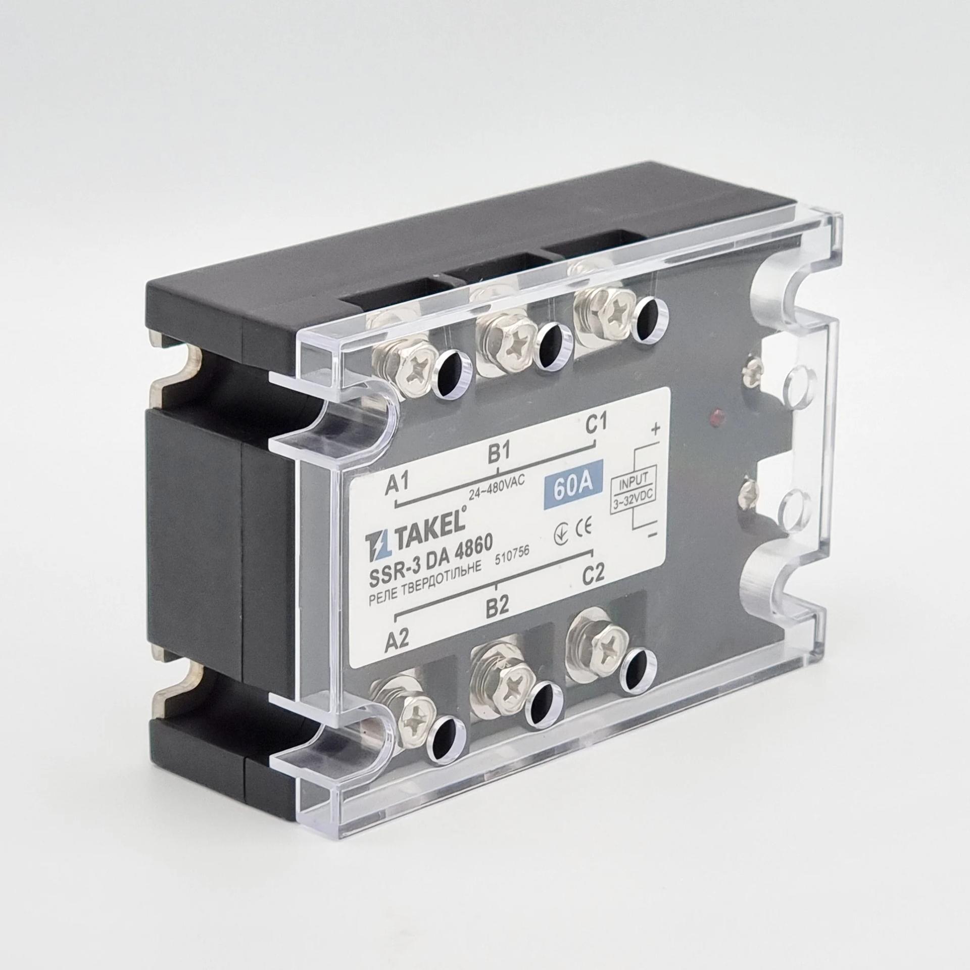 Твердотельное реле SSR-3 DA4860 60А TAKEL