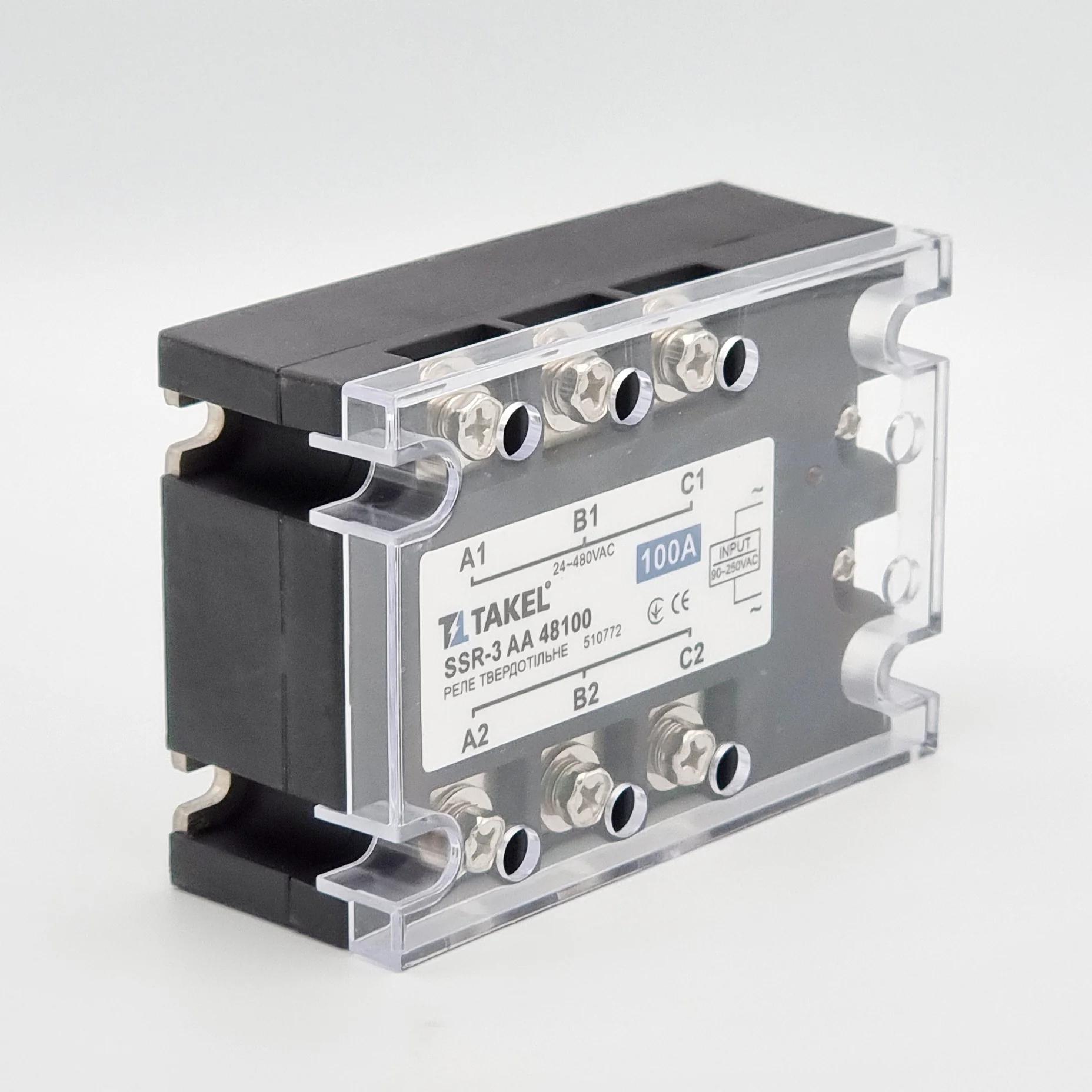Твердотельное реле SSR-3 АA48100 100А TAKEL