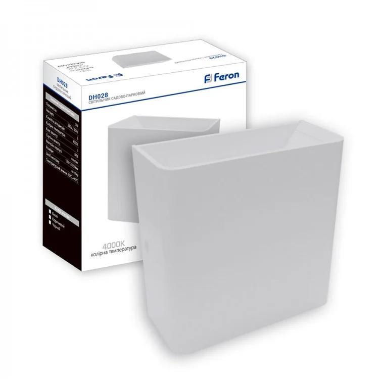 Архитектурный светодиодный накладной светильник Feron DH028 3Вт 4000K белый