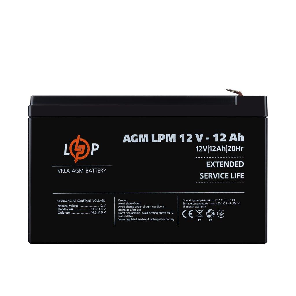 Аккумулятор AGM LPM 12V - 12 Ач