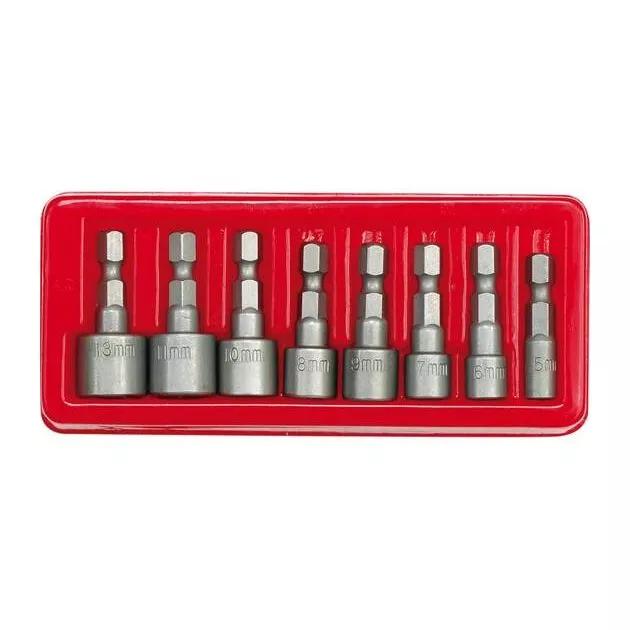 Набір насадок торцевих VOREL 1/4" М5-13 мм 8 шт