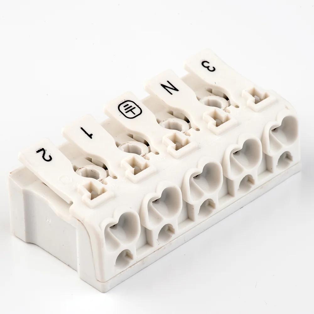 Клемма пружинная соединительная WGs5-3L+N+PE