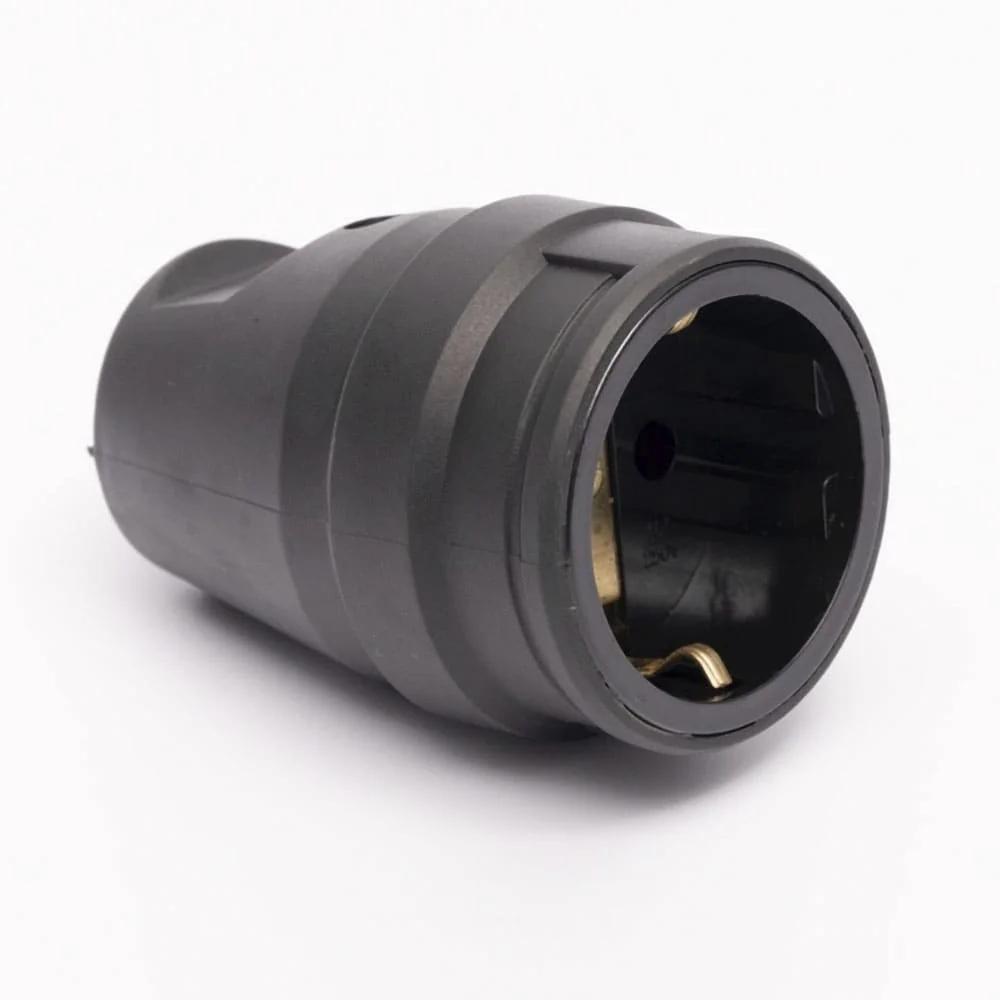 Розетка каучукова 408 2Р+РЕ IP44 LEE -> Розетка резиновая 408 2Р+РЕ IP44 LEE