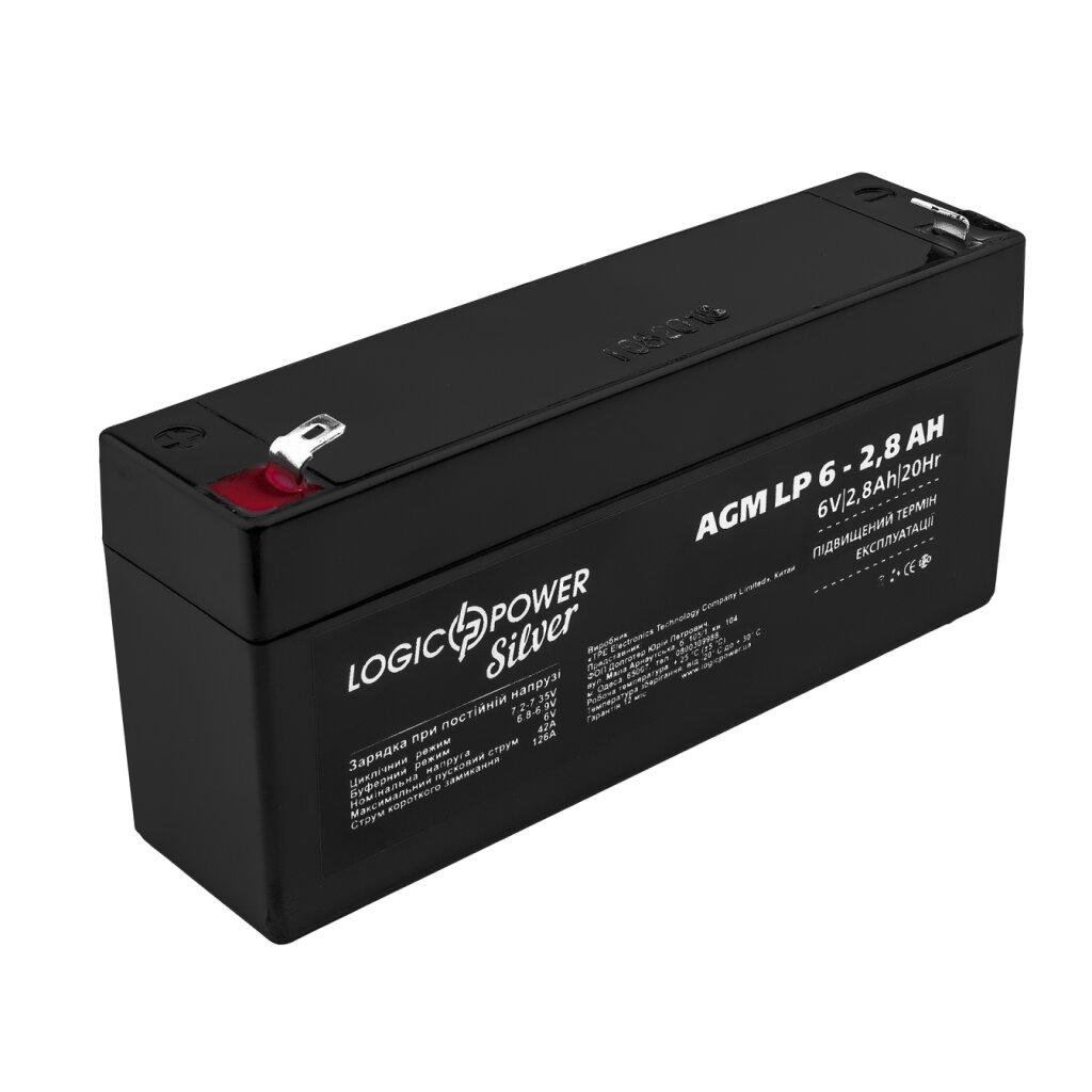 Аккумулятор AGM LP 6V - 2.8 Ач Silver