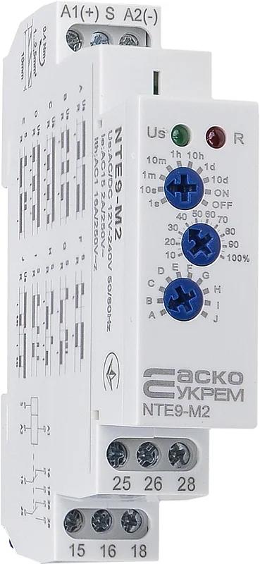 Реле времени многофункциональное NTE9-M2 AC/DC 12-240V