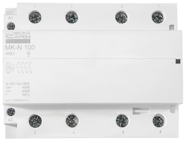 Модульний контактор MK-N 4P 100A 4NO 220V
