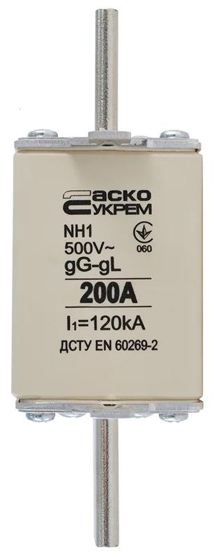 Запобіжник ножовий з плавкою вставкою NH1 200A gG