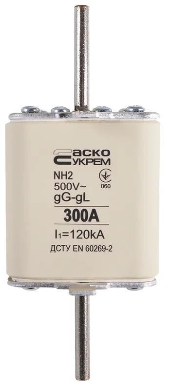 Запобіжник ножовий з плавкою вставкою NH2 300A gG