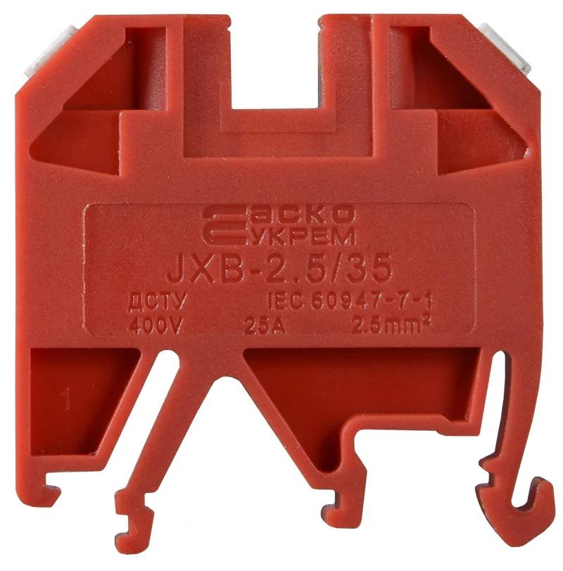 Клемник JXB 2,5/35 червоний
