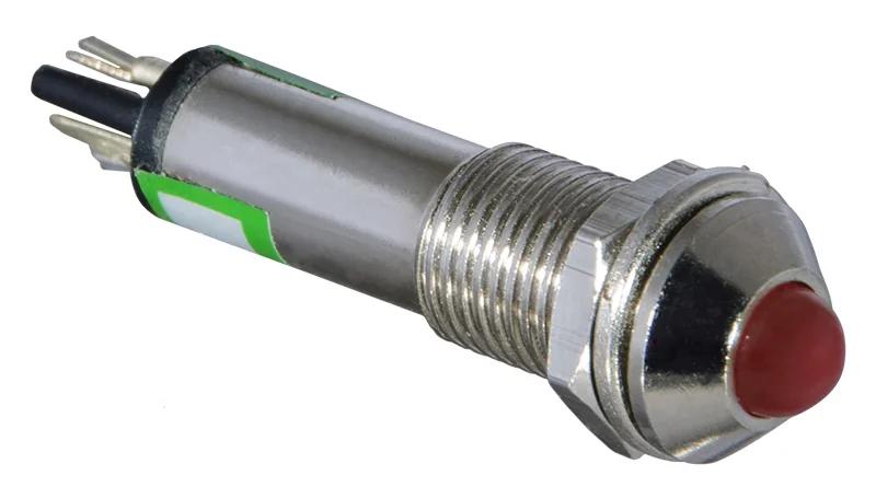 Сигнальная арматура AD22B-8 красная 24V AC/DC