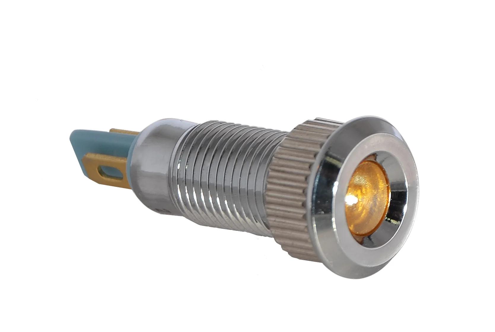 Сигнальная арматура TY08F желтая 220V AC
