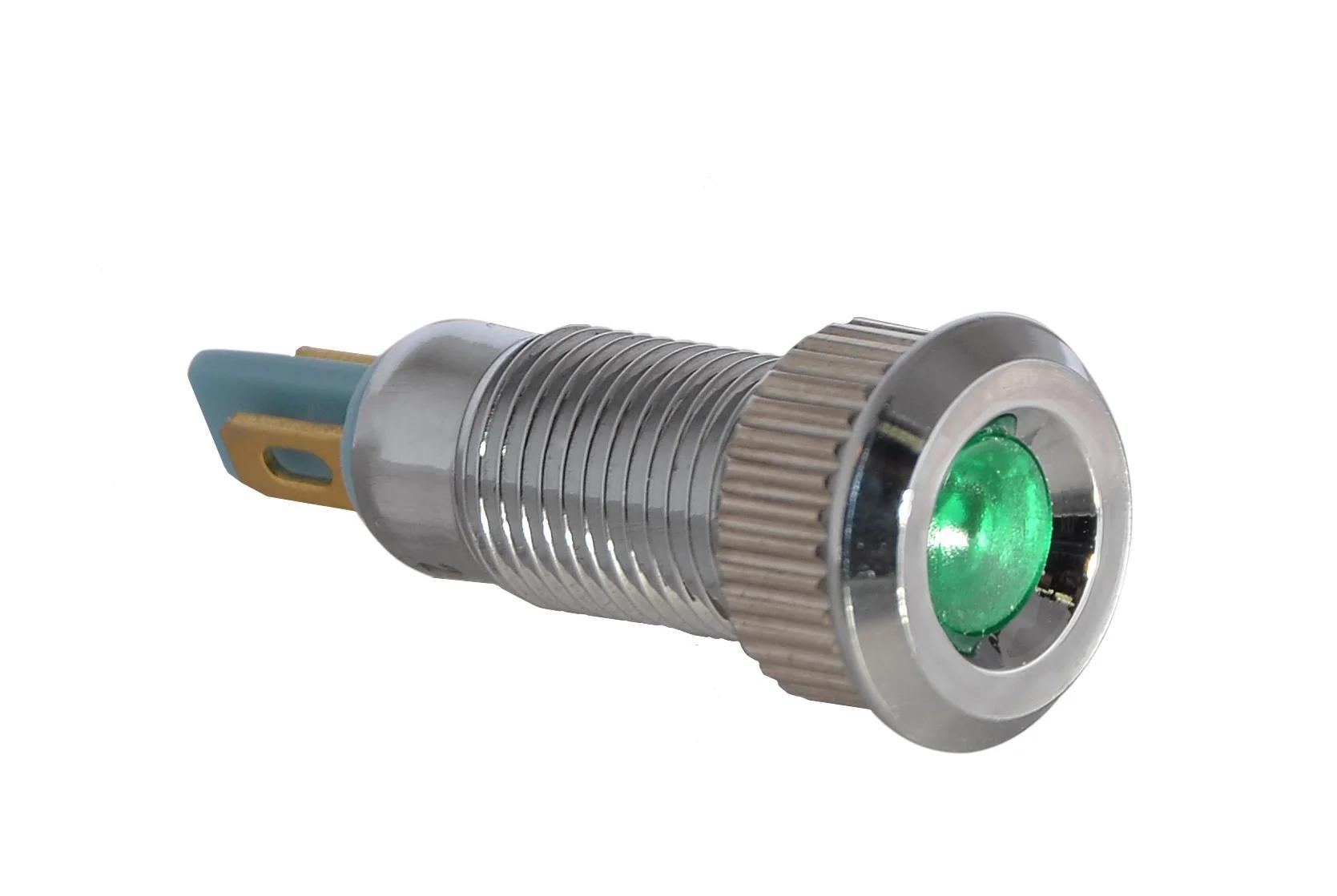 Сигнальная арматура TY08F зеленая 220V AC