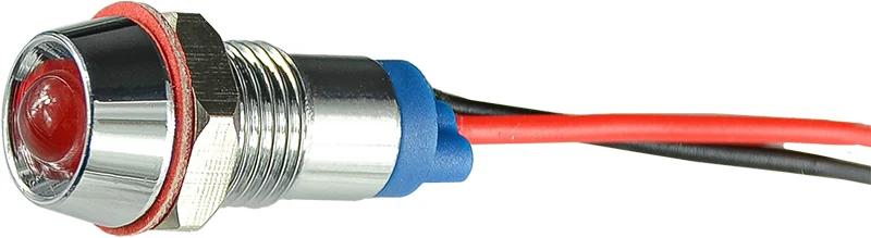Сигнальна арматура AС22C-8 червона 24V AC/DC