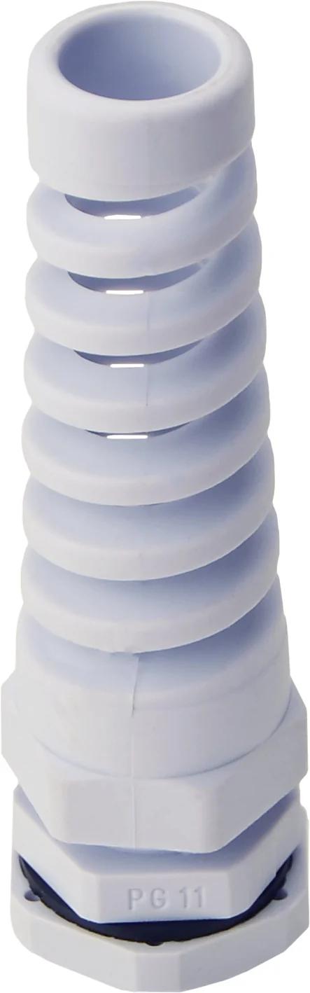 Спіральний кабельний ввід PGS 11 білий