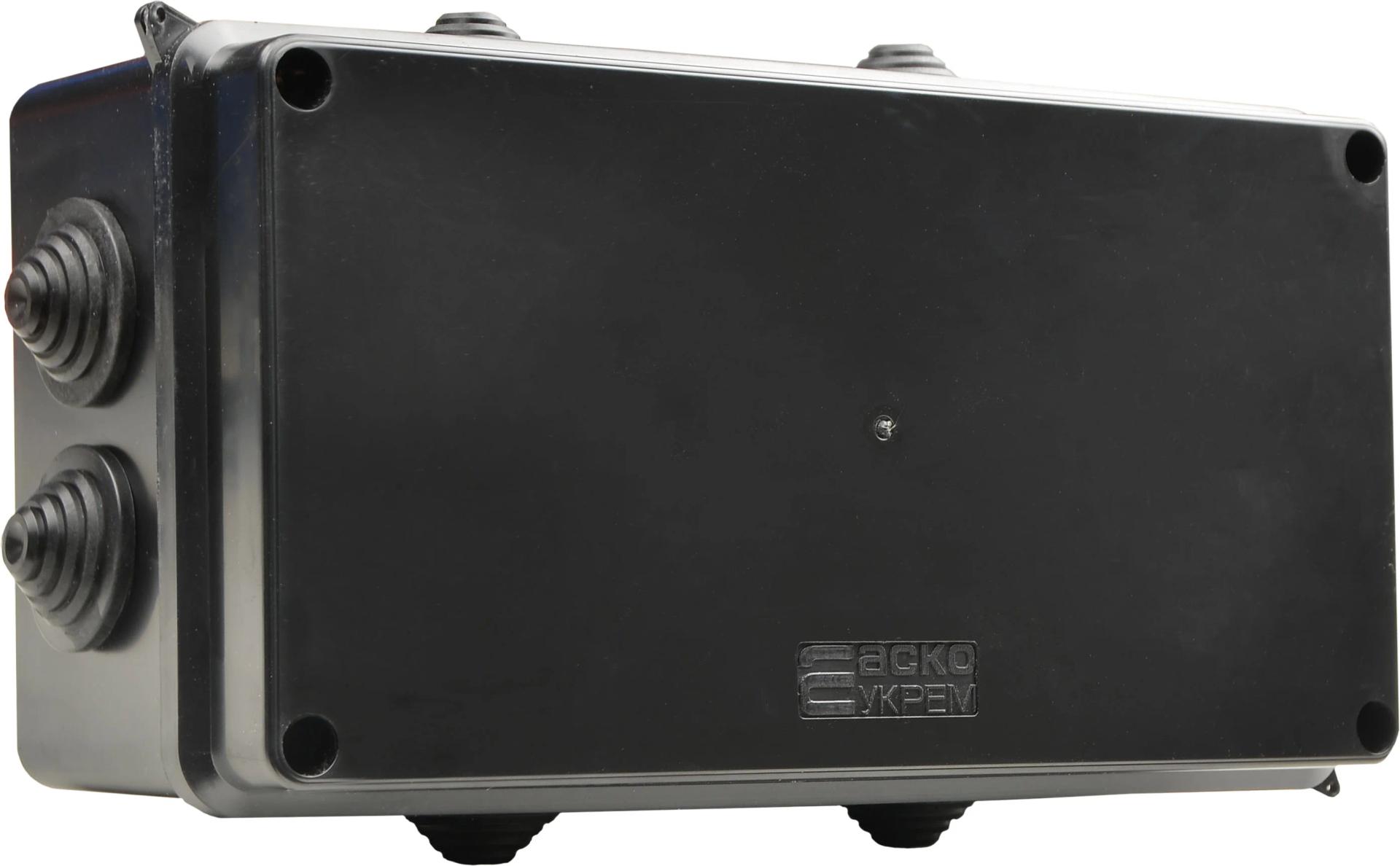 Розподільча коробка серії UAtmo Jet Black 200*100*70 (уп. 8шт)