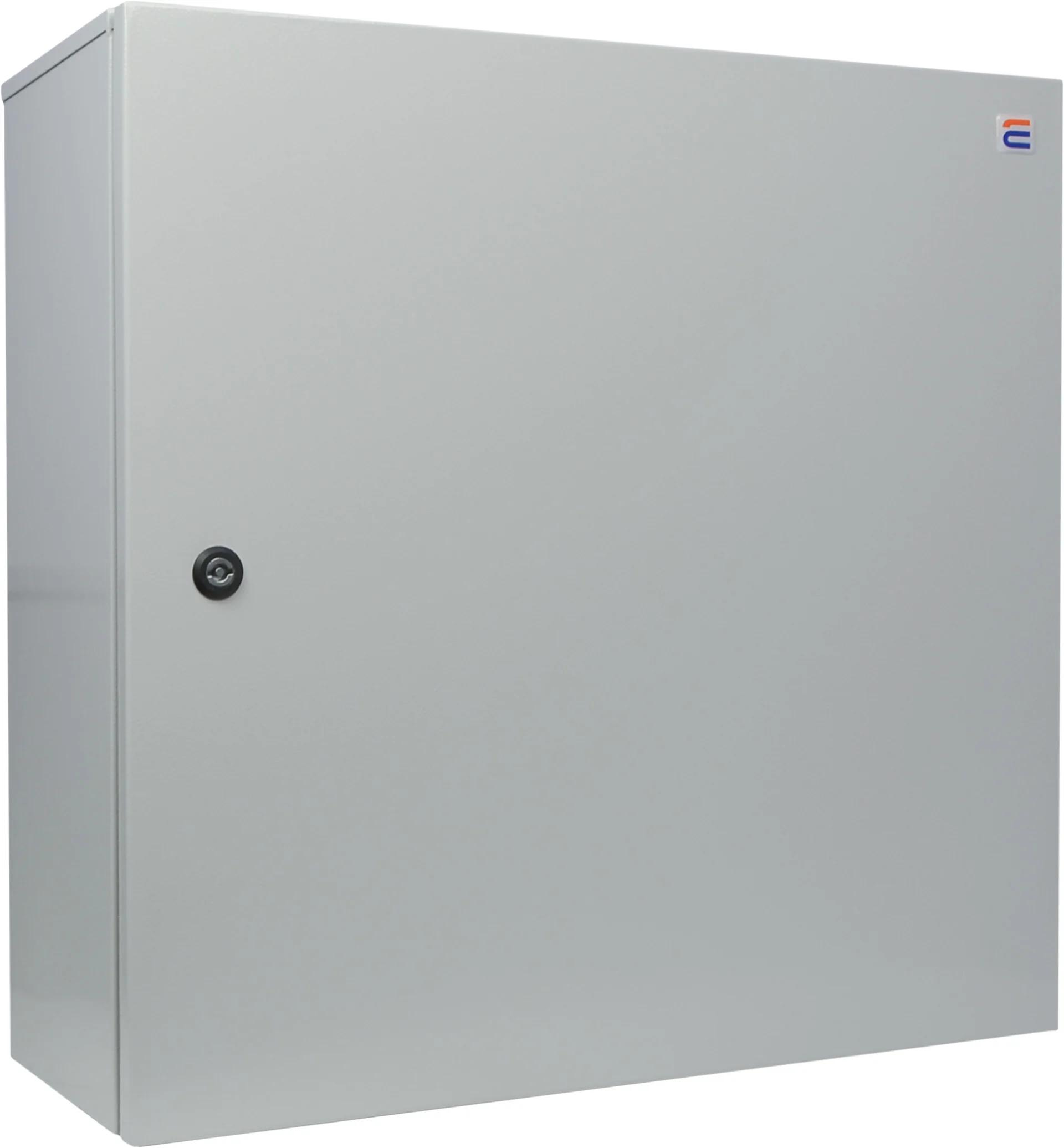 Корпус з монтажною панеллю металевий 60*60*25, IP31, серії UBox
