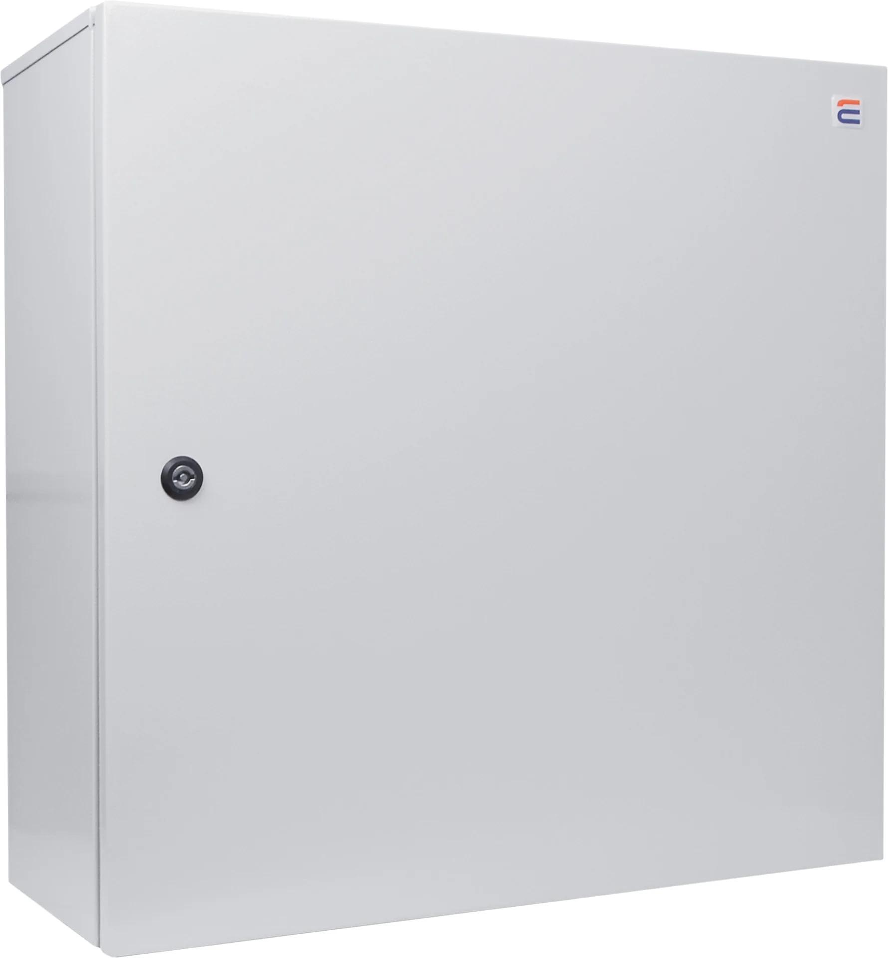 Корпус з монтажною панеллю металевий 60*60*25, IP54, серії UBox