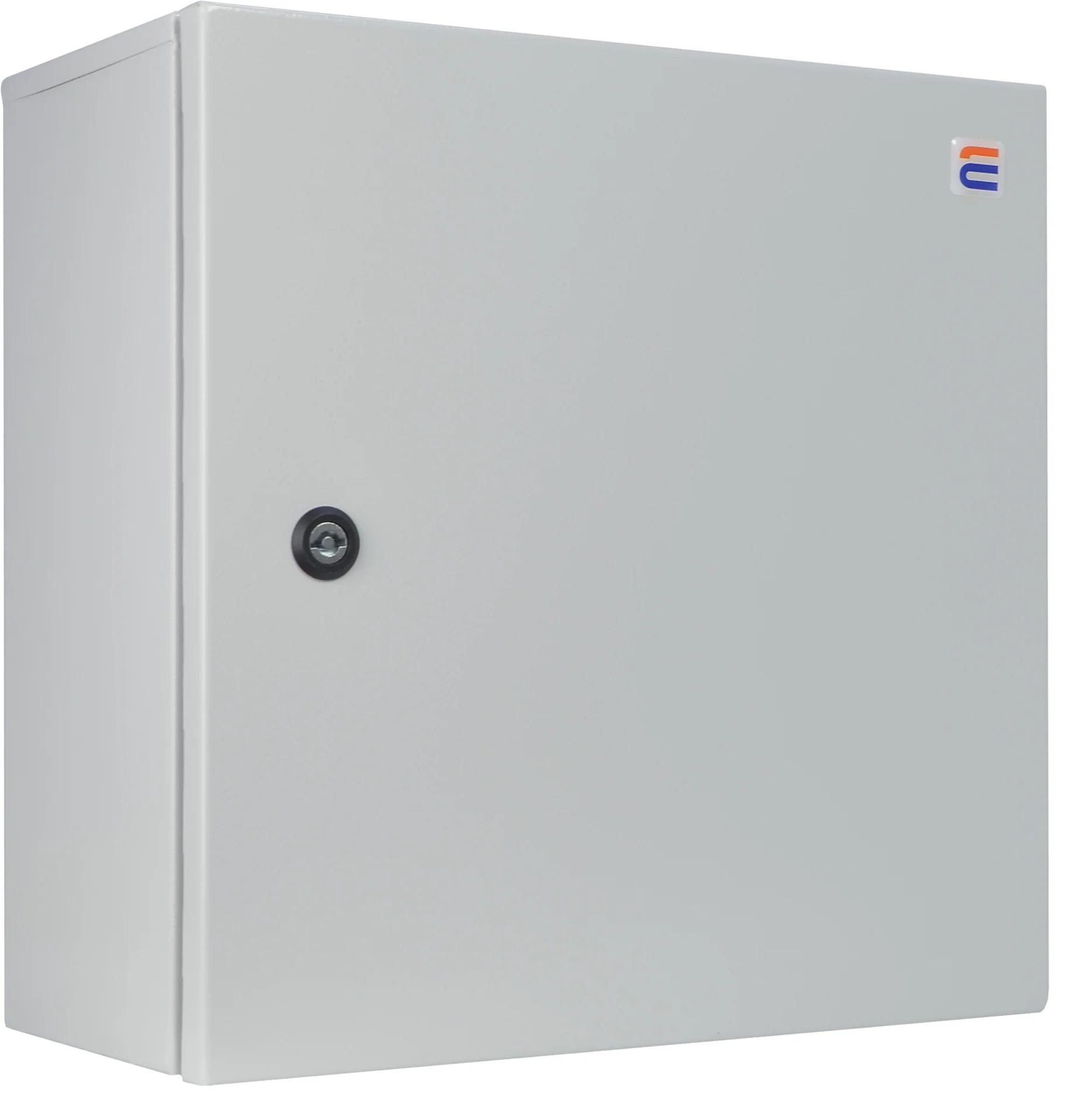 Корпус з монтажною панеллю металевий 40*40*25, IP54, серії UBox