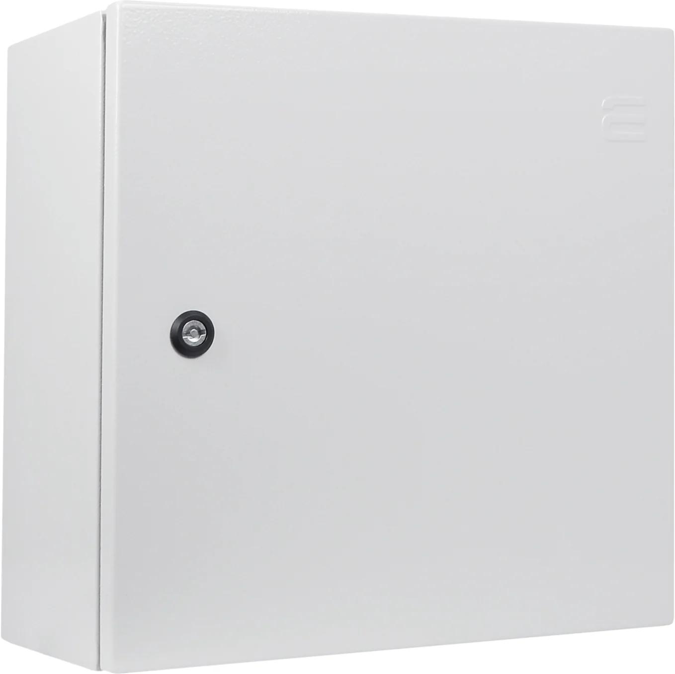 Корпус з монтажною панеллю металевий 40*40*20, IP65, серії UBox