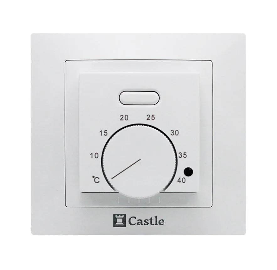 Механический терморегулятор Castle AC308 White