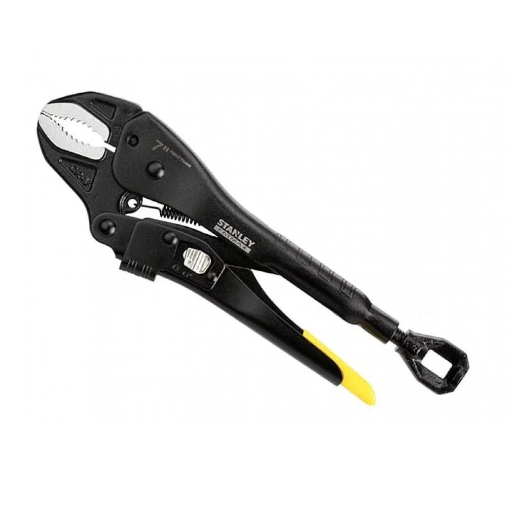 Кліщі затискні STANLEY FATMAX з фіксатором l=180 мм