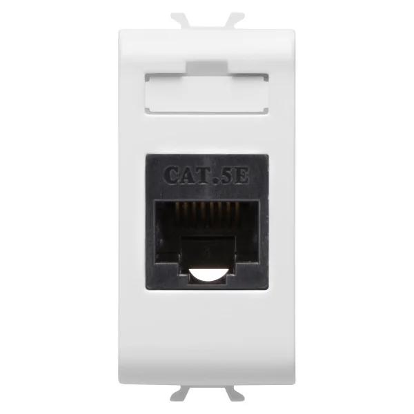 Розетка інт. Chorusmart RJ45 1M CAT.5E UTP гл. білий GEWISS
