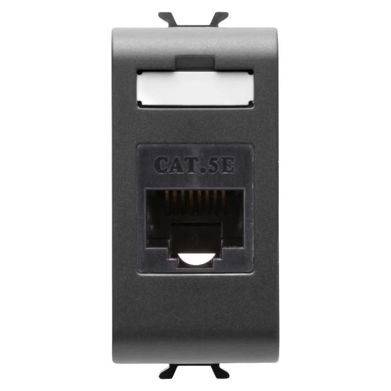 Розетка встр. Chorusmart RJ45 1M CAT.5E UTP черный GEWISS