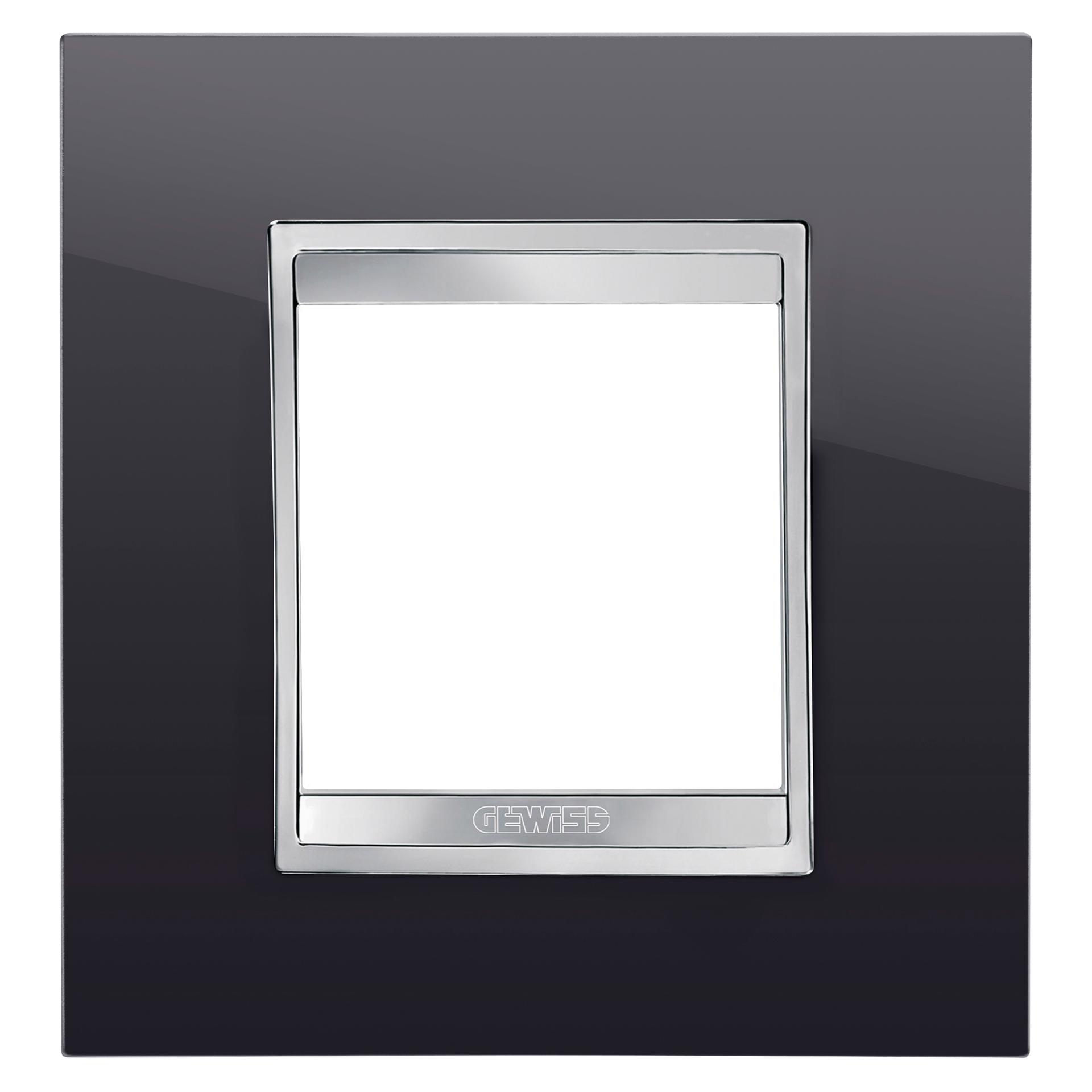 Рамка Chorusmart LUX 2M тонер чорний GEWISS -> Рамка Chorusmart LUX 2M черного цвета GEWISS