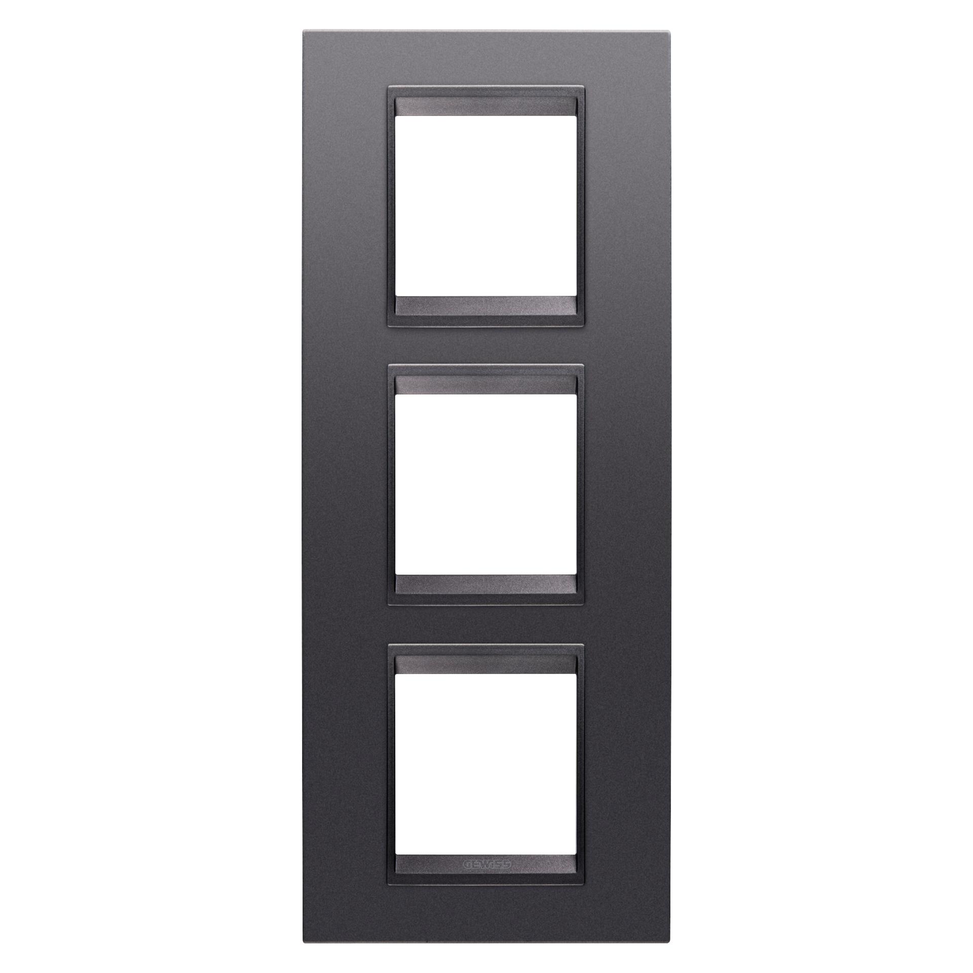 Рамка Chorusmart LUX 2+2+2M вертикальна сланець абсолют GEWISS -> Рамка Chorusmart LUX 2+2+2M вертикальная сланец абсолют GEWISS
