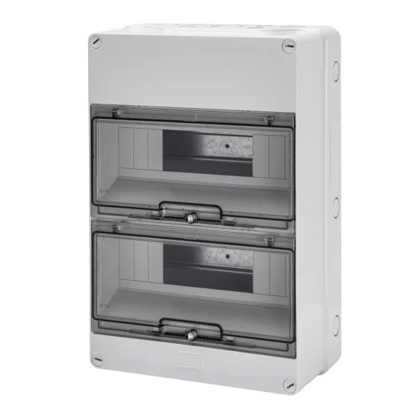 Корпус пластиковый 40 CD навесной 24М с прозрачными дверцами IP55 GEWISS