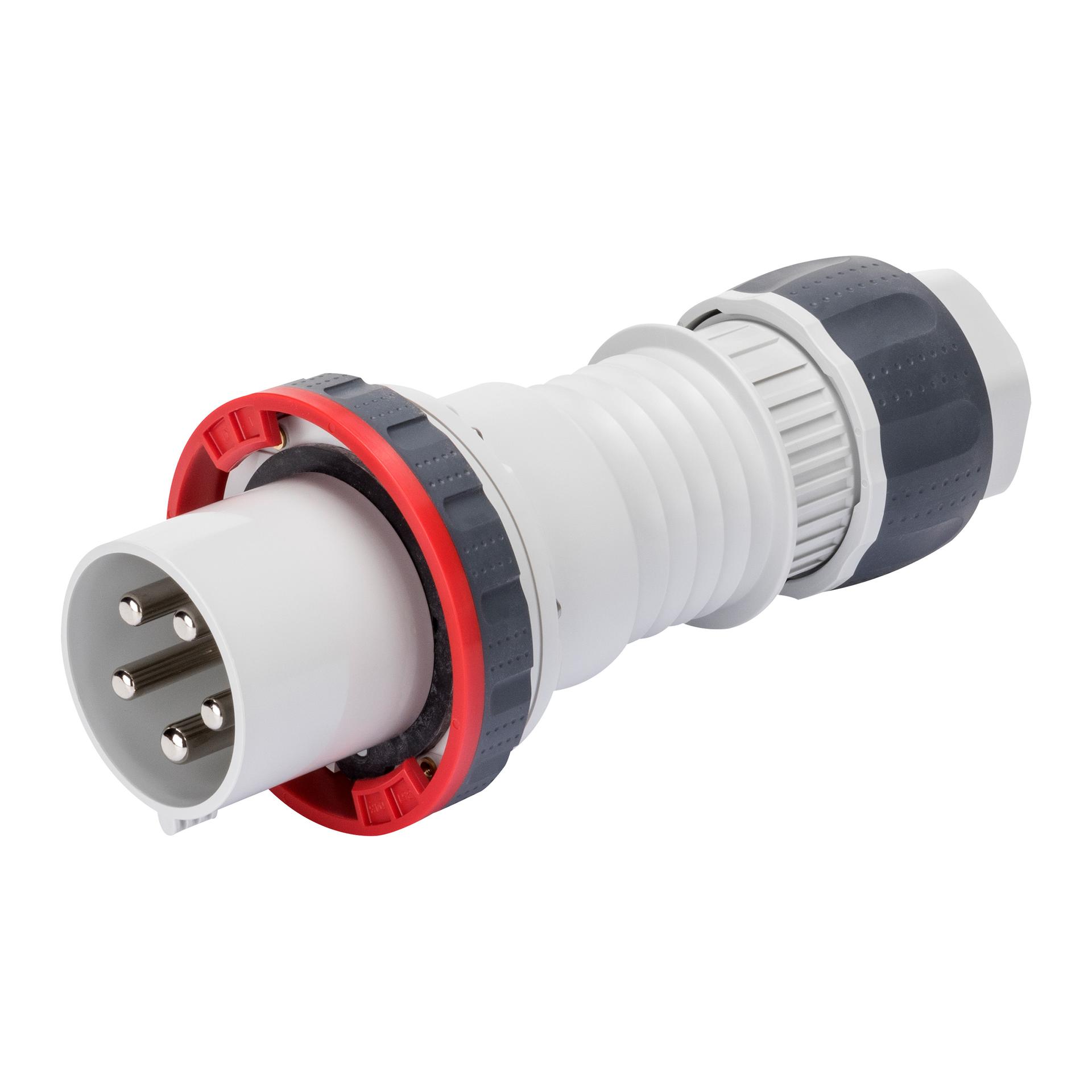 Вилка переносная IEC 309 HP IP67 3P+N+E 125A 400V 6H GEWISS