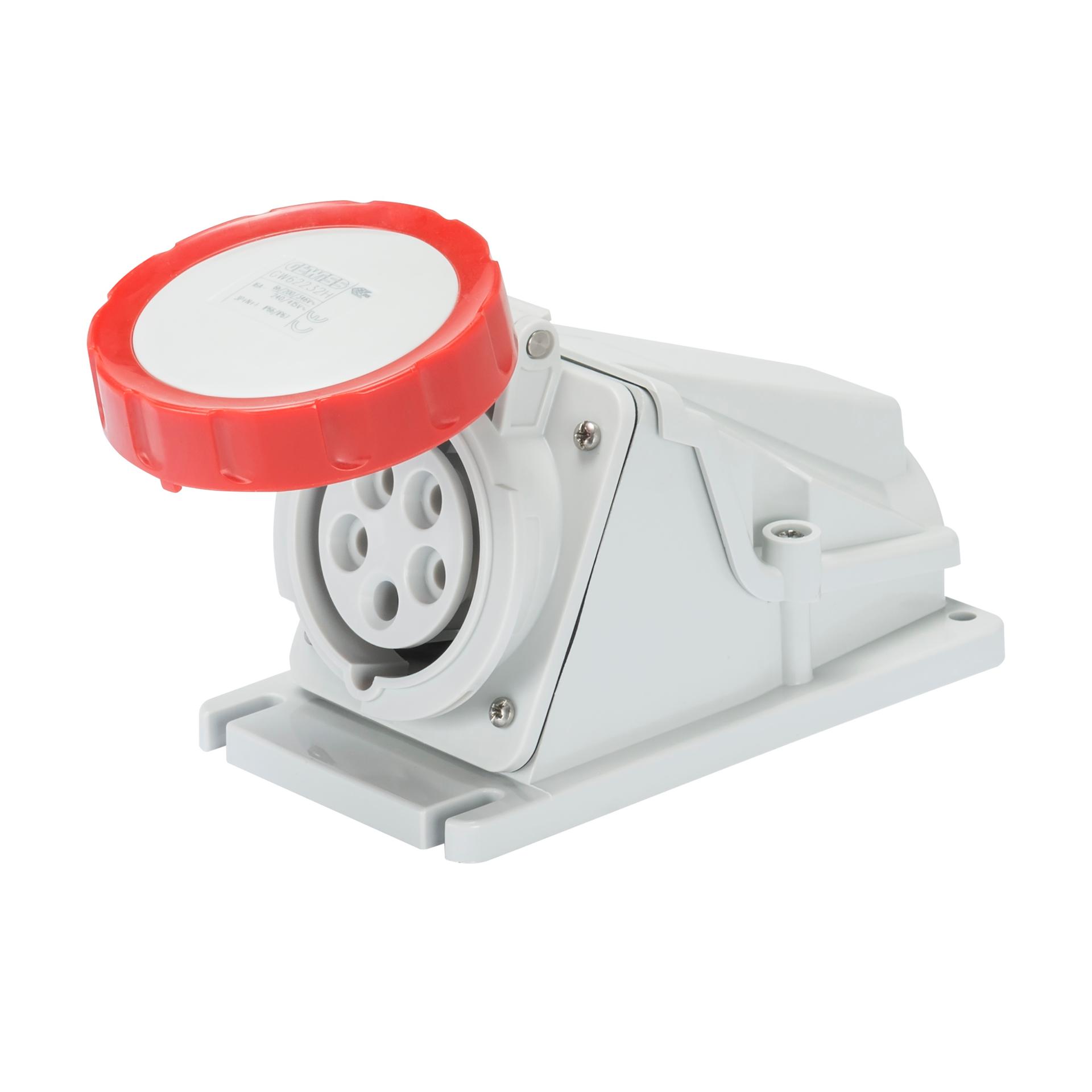 Розетка стационарная 90° IEC 309 HP IP67 3P+E 16A 400V 6H GEWISS