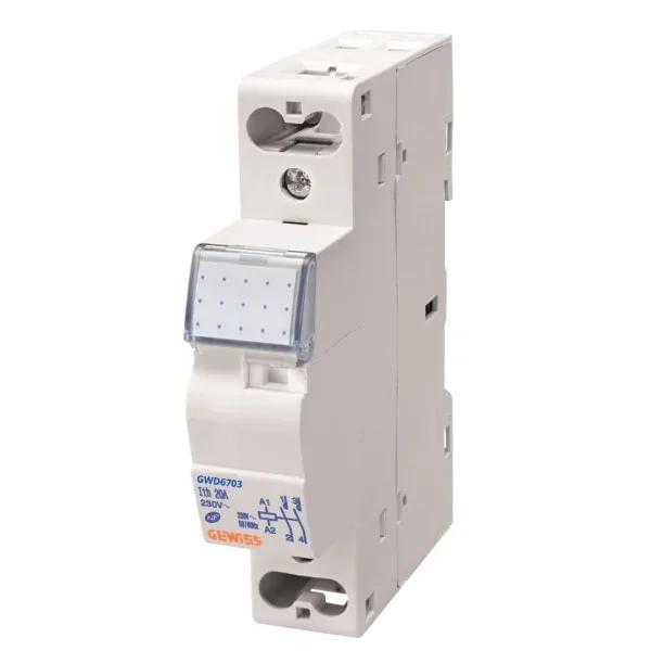 Контактор модульный CTR 20A 2NO 230В 1M GEWISS