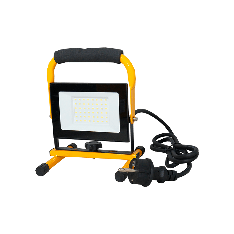 Прожектор LED UEC Delta SLC-MV 50Вт переносний 6500K IP65 чорний/жовтий