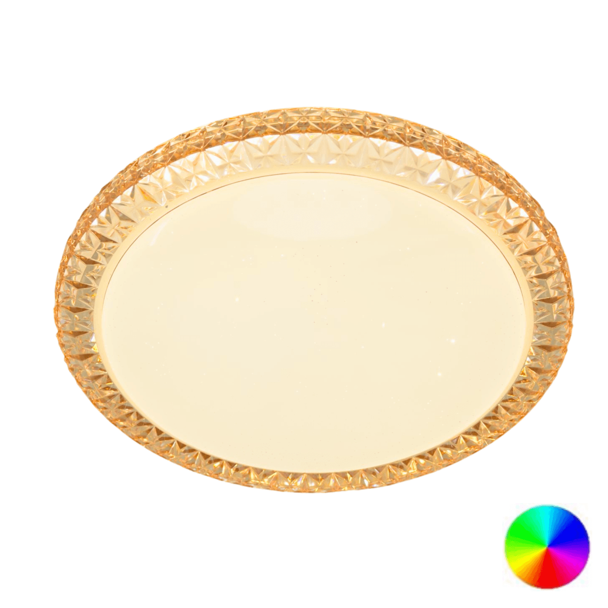Світлодіодна смарт люстра Sirius GLX-20028-400 48W Amber (RGB)