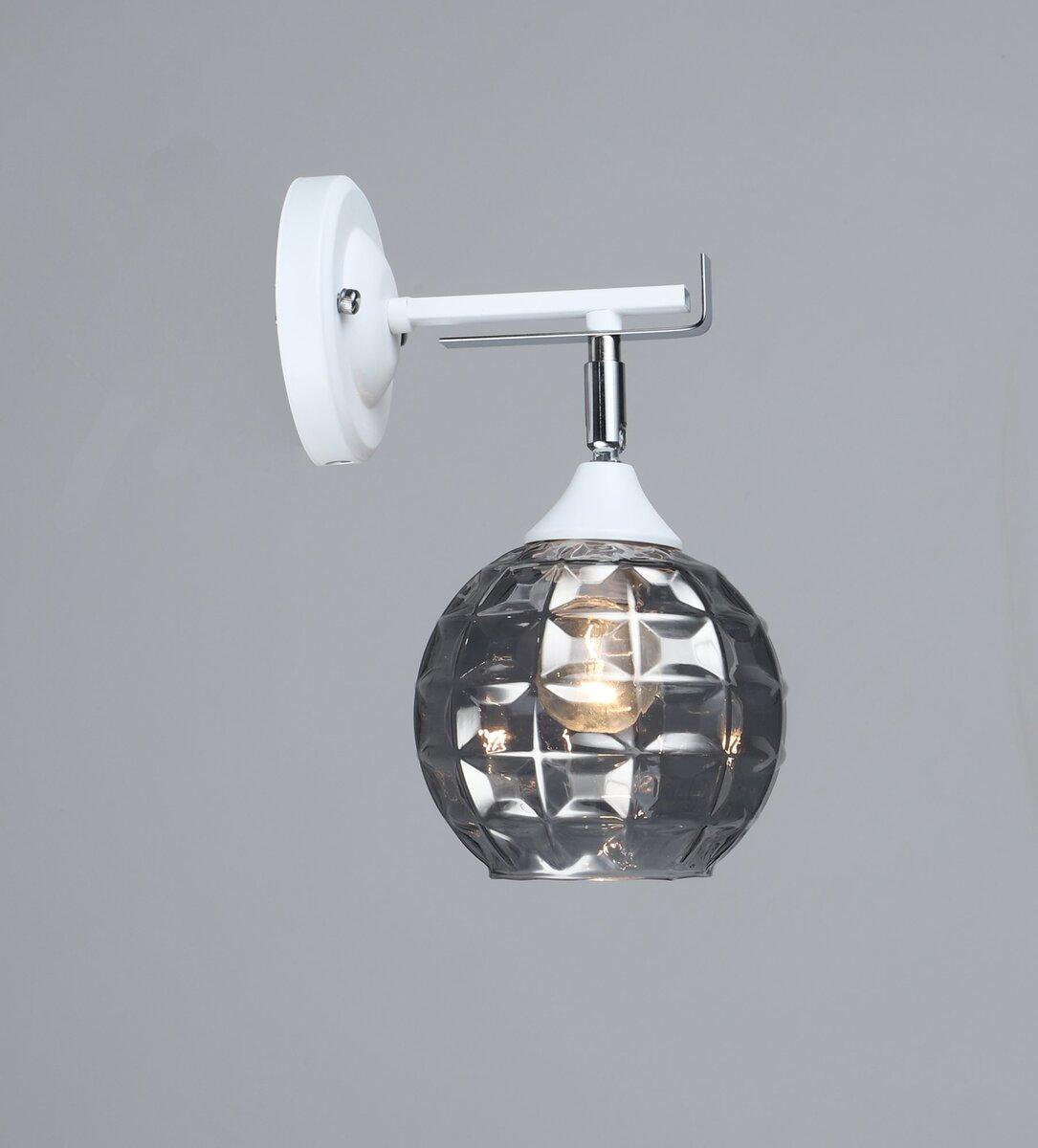 Бра настенное Sirius B A4094/1W WT+CH с поворотным механизмом