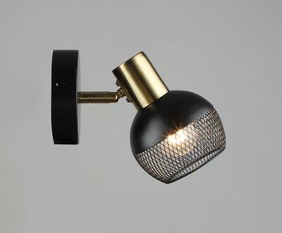Бра настінне Sirius B N6237/1 BK+COP з поворотнім механізмом