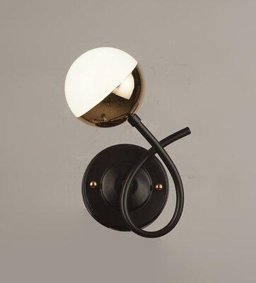 Бра настінне Sirius B N4184/1W BK+FGD