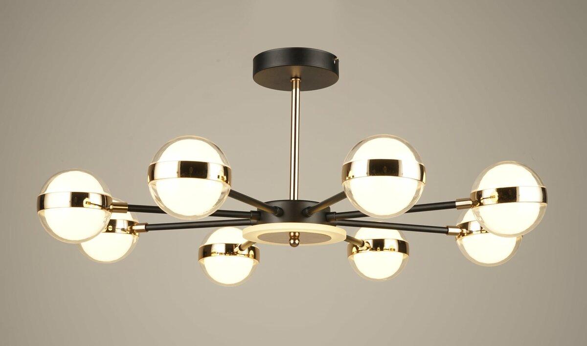 Светильник LED для гостиной Sirius B N4543/8 BK+FGD